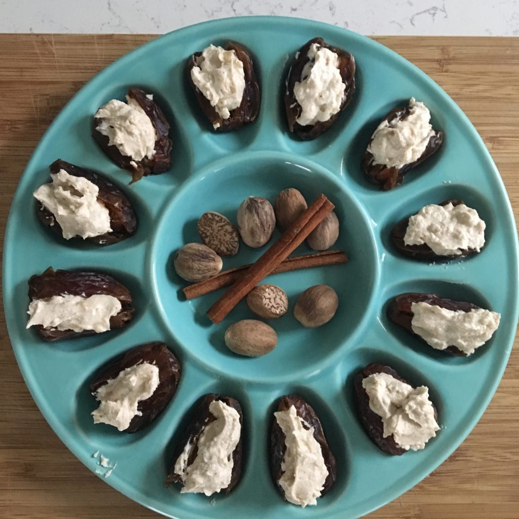 Spiced Goat Cheese Stuffed Dates